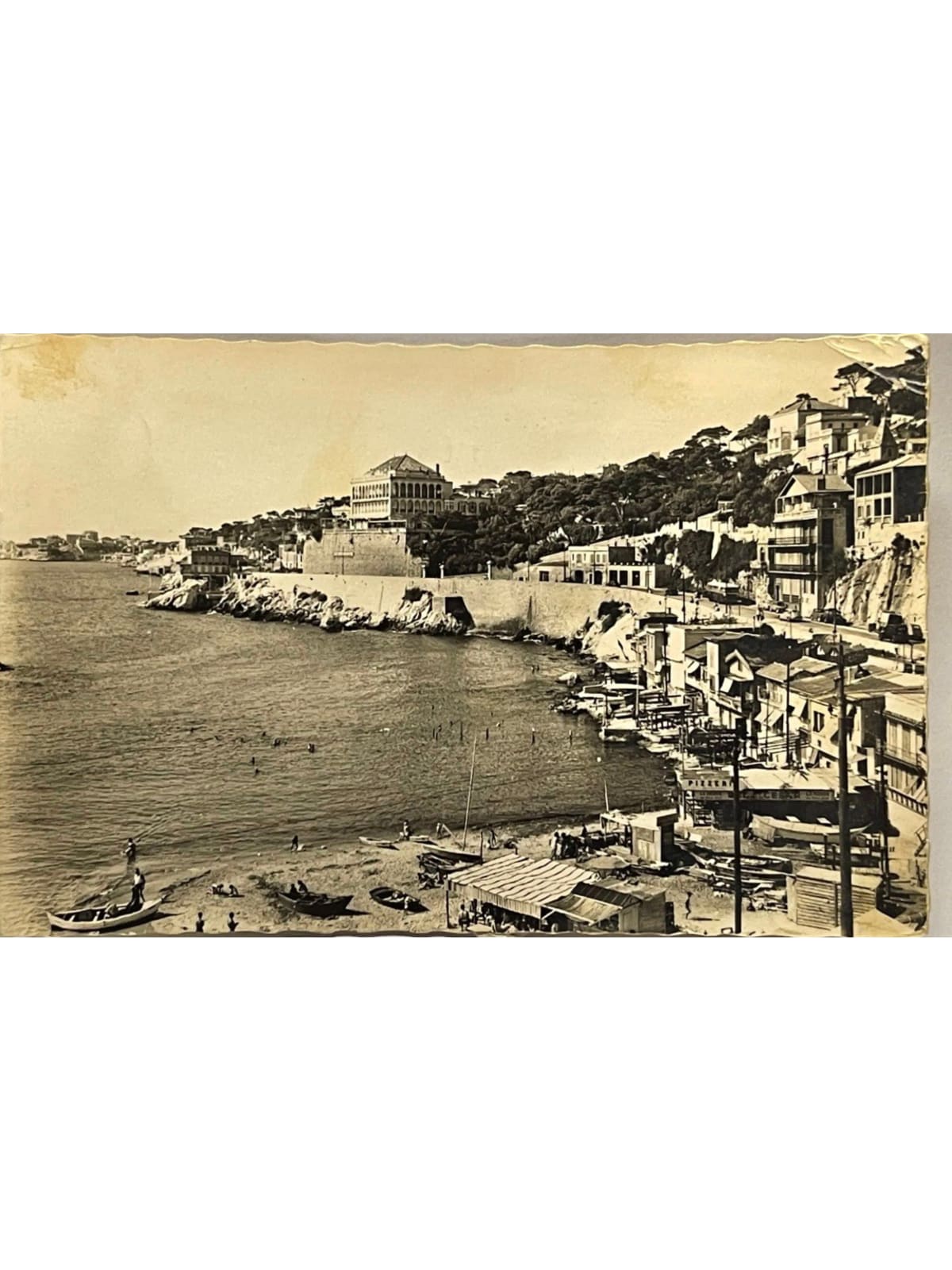 Recto de la carte postale