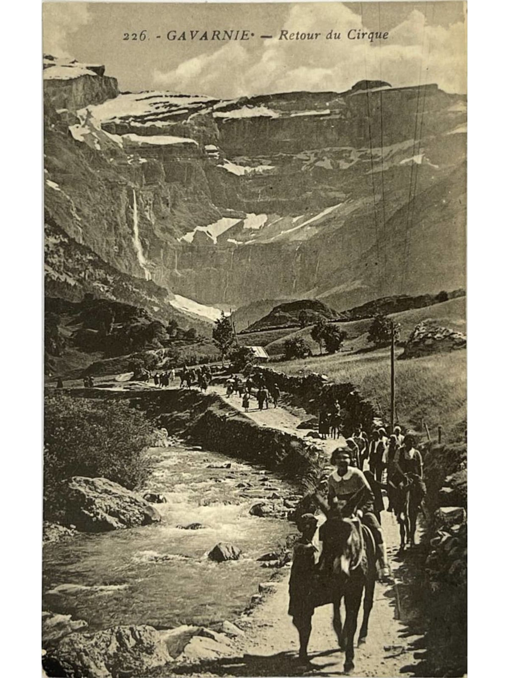 Recto de la carte postale