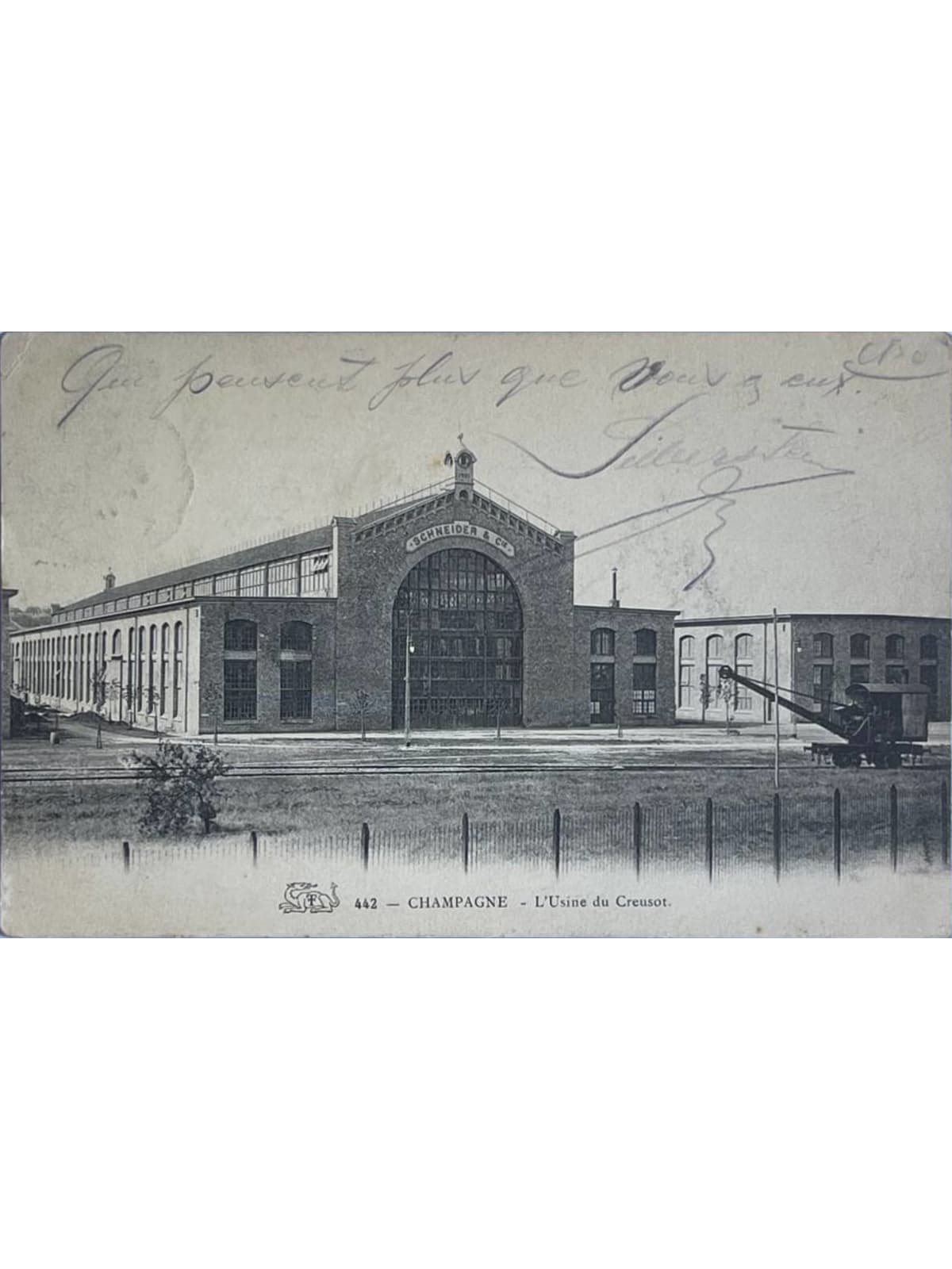 Recto de la carte postale