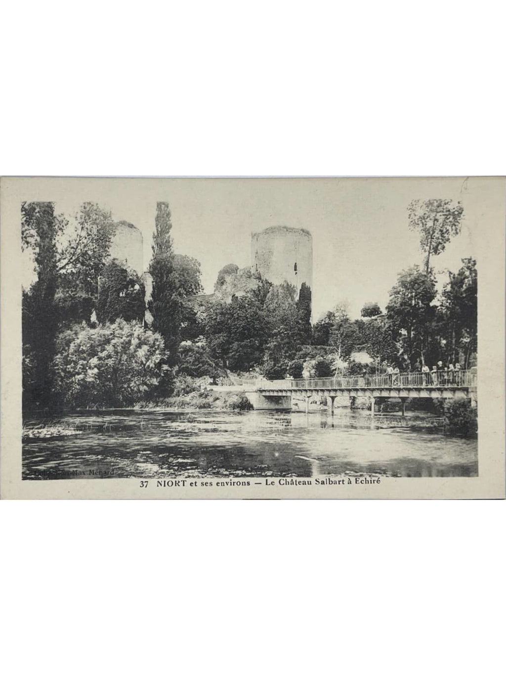 Recto de la carte postale