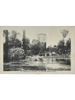 Échiré – Château Salbart (Coudray-Salbart) – CPA n° 37