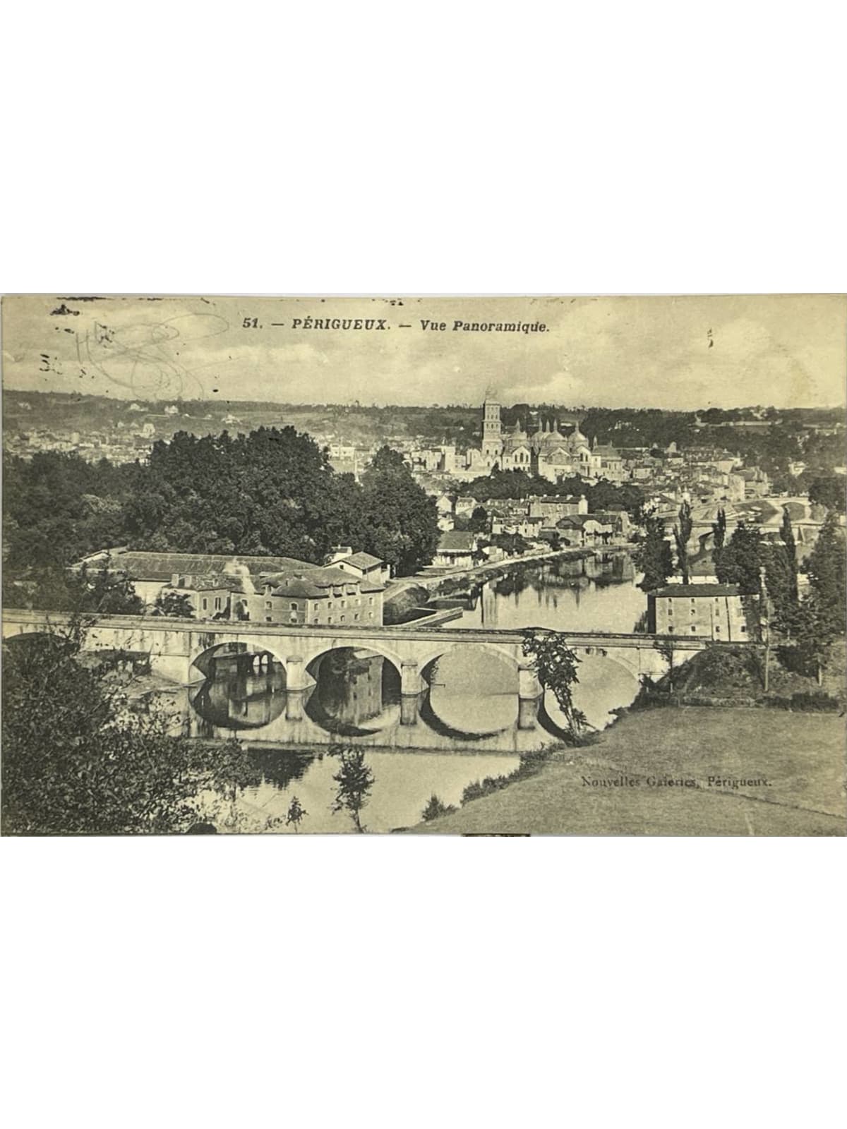 Recto de la carte postale