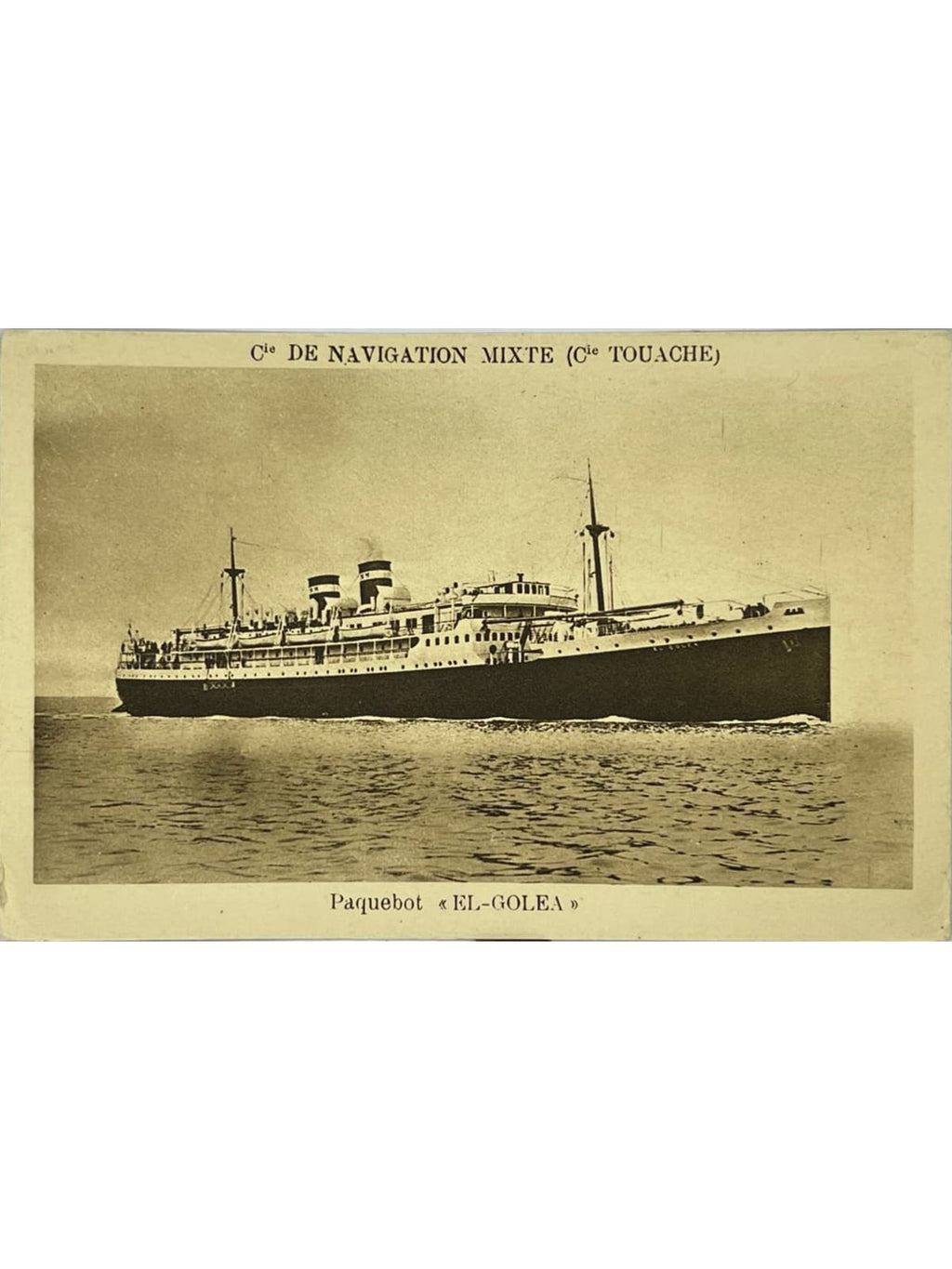 Recto de la carte postale