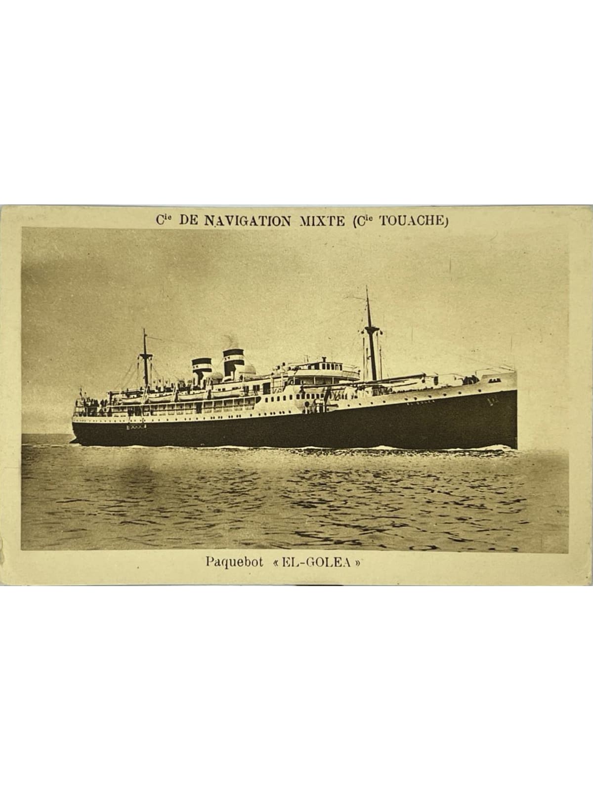 Recto de la carte postale