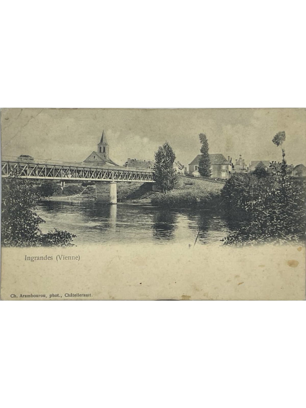 Recto de la carte postale