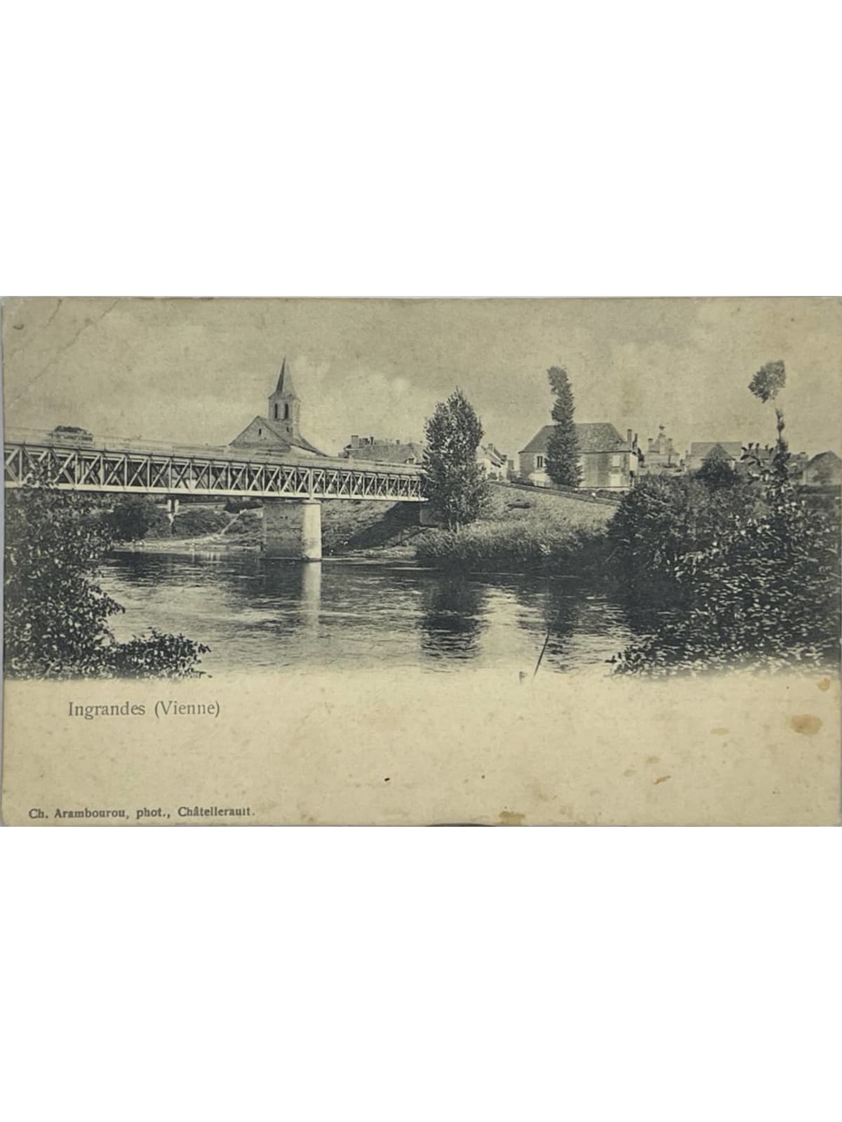 Recto de la carte postale