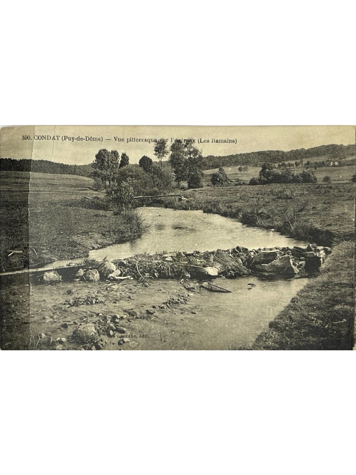 Recto de la carte postale