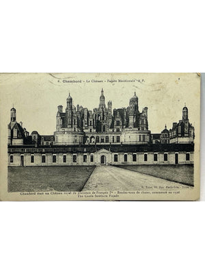 CPA Chambord – Château, façade méridionale – Loir-et-Cher