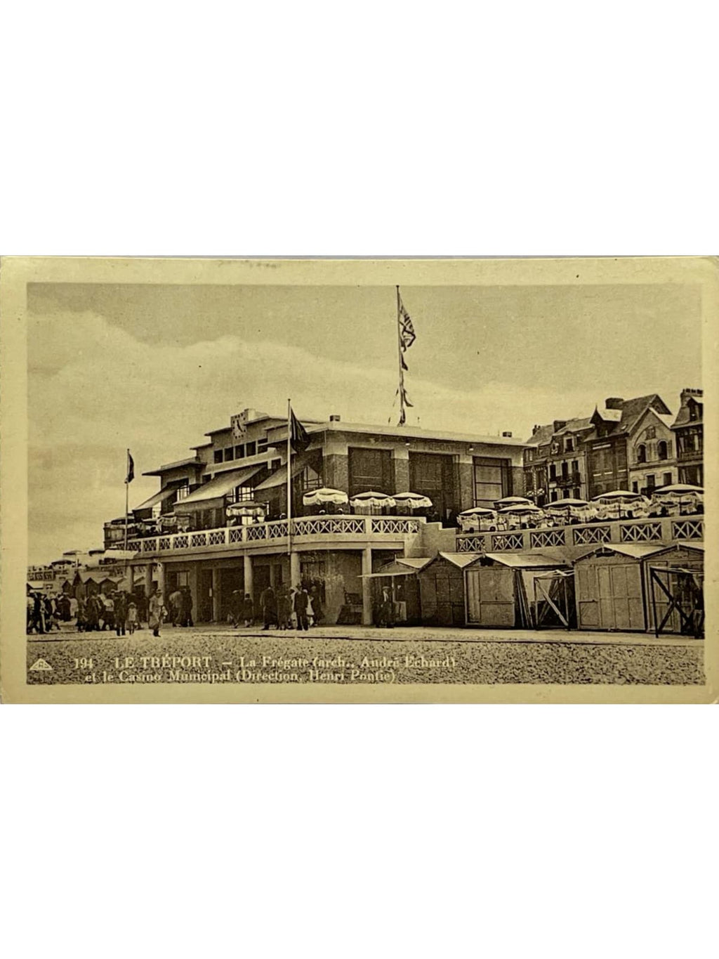 Recto de la carte postale