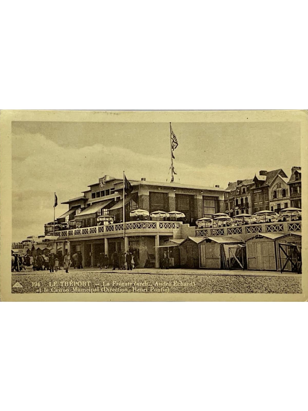 Recto de la carte postale