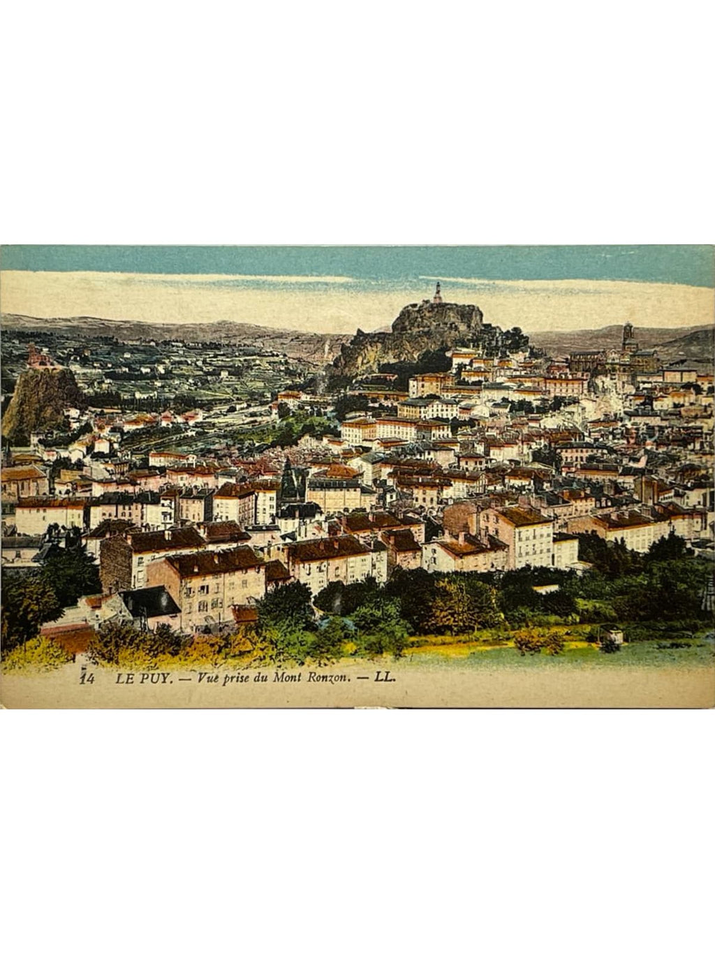 Recto de la carte postale
