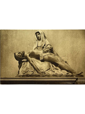 Solesmes (Sarthe) – La Pietà du XVe siècle, Saints de Solesmes – CPA n° 51