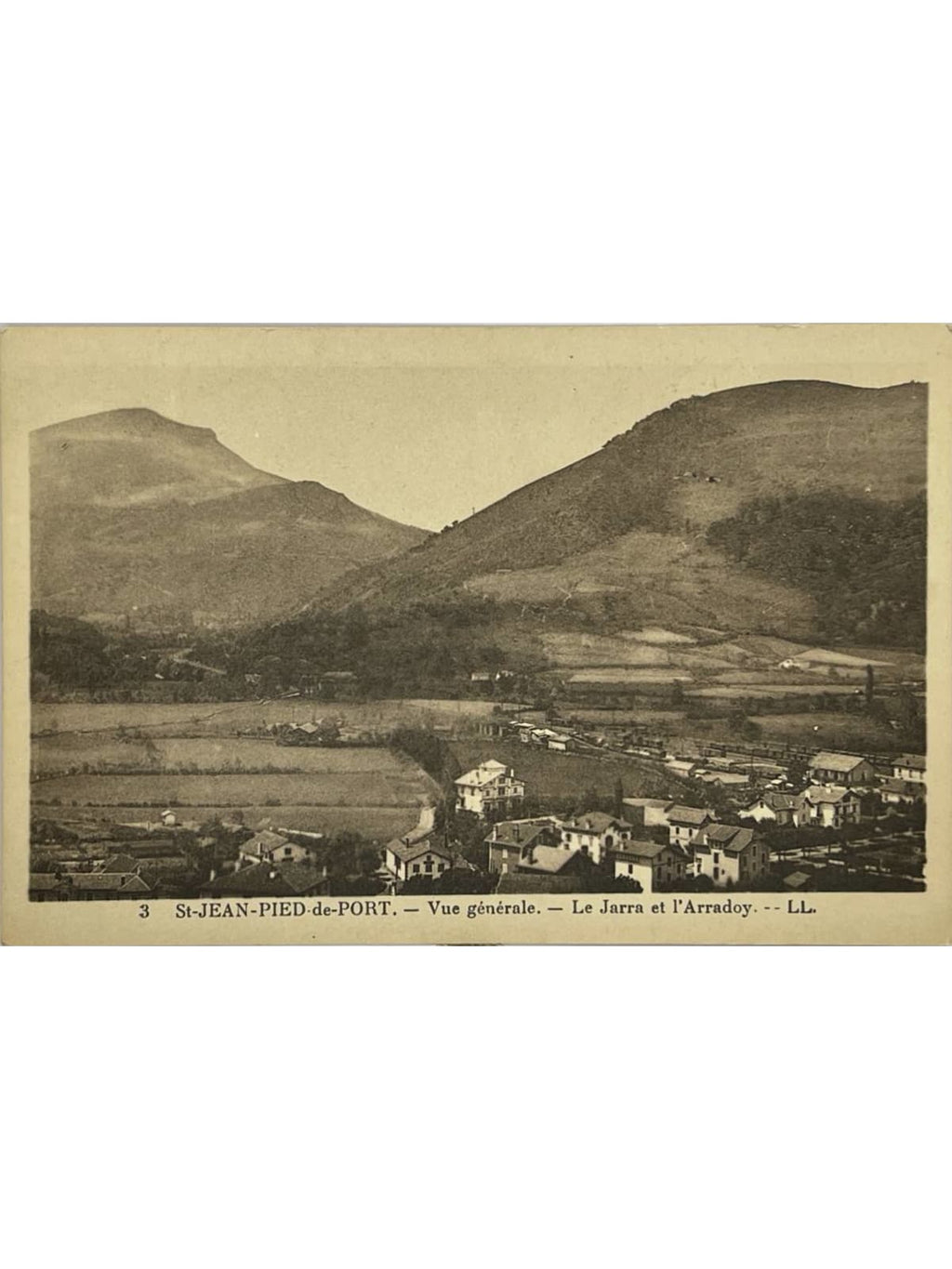 Recto de la carte postale