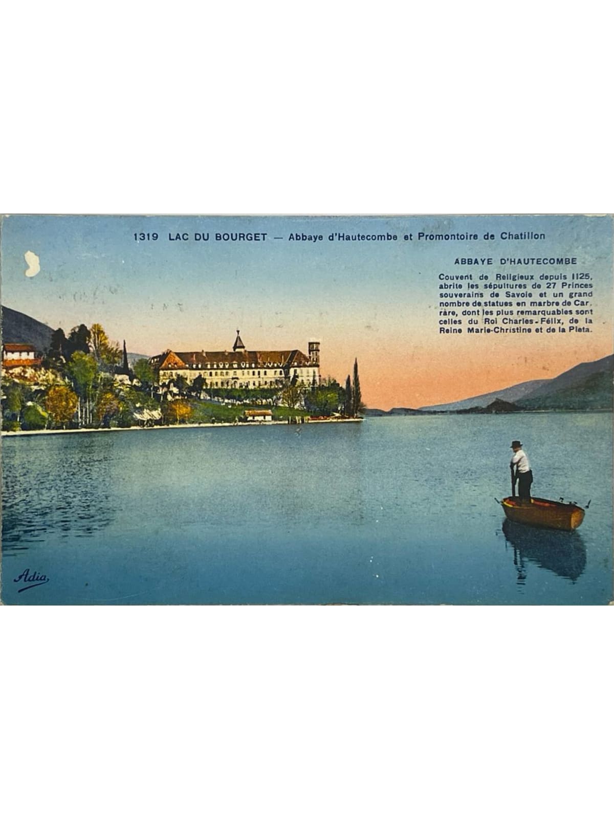 Recto de la carte postale