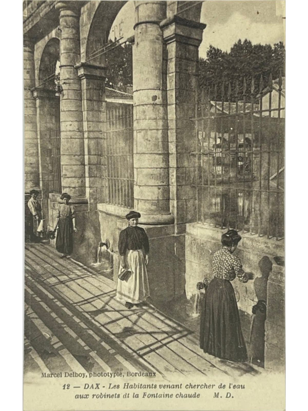 Recto de la carte postale