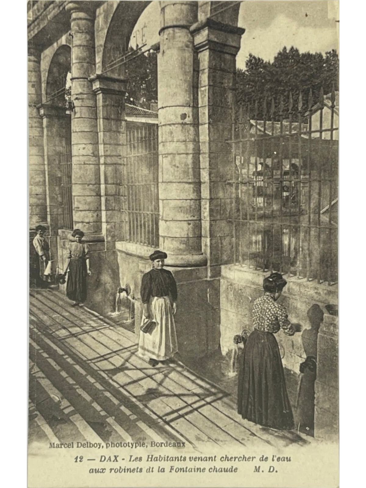 Recto de la carte postale