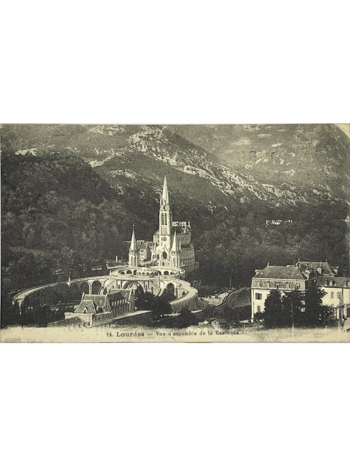 Recto de la carte postale