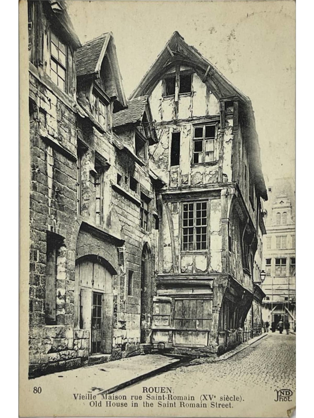 Recto de la carte postale