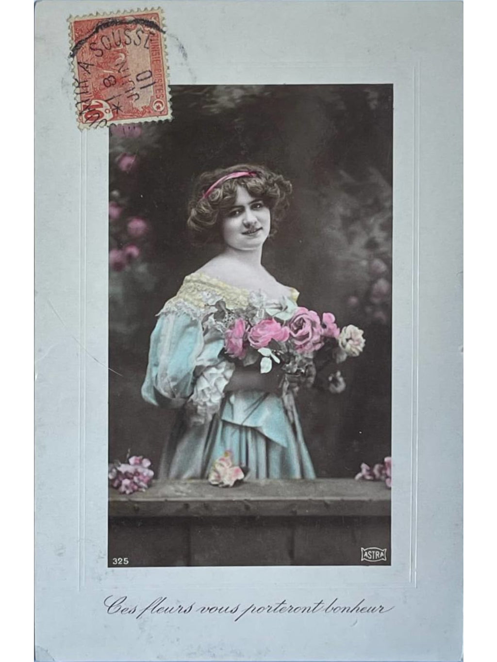 Recto de la carte postale