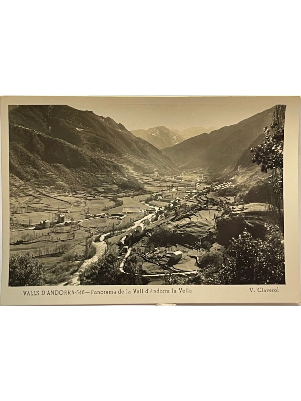 Recto de la carte postale