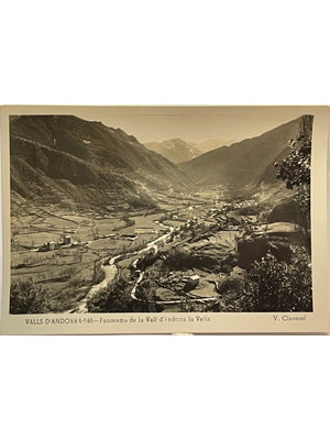 Carte postale – Andorra la Vella – Panorama de la vallée – V. Claverol n° 546