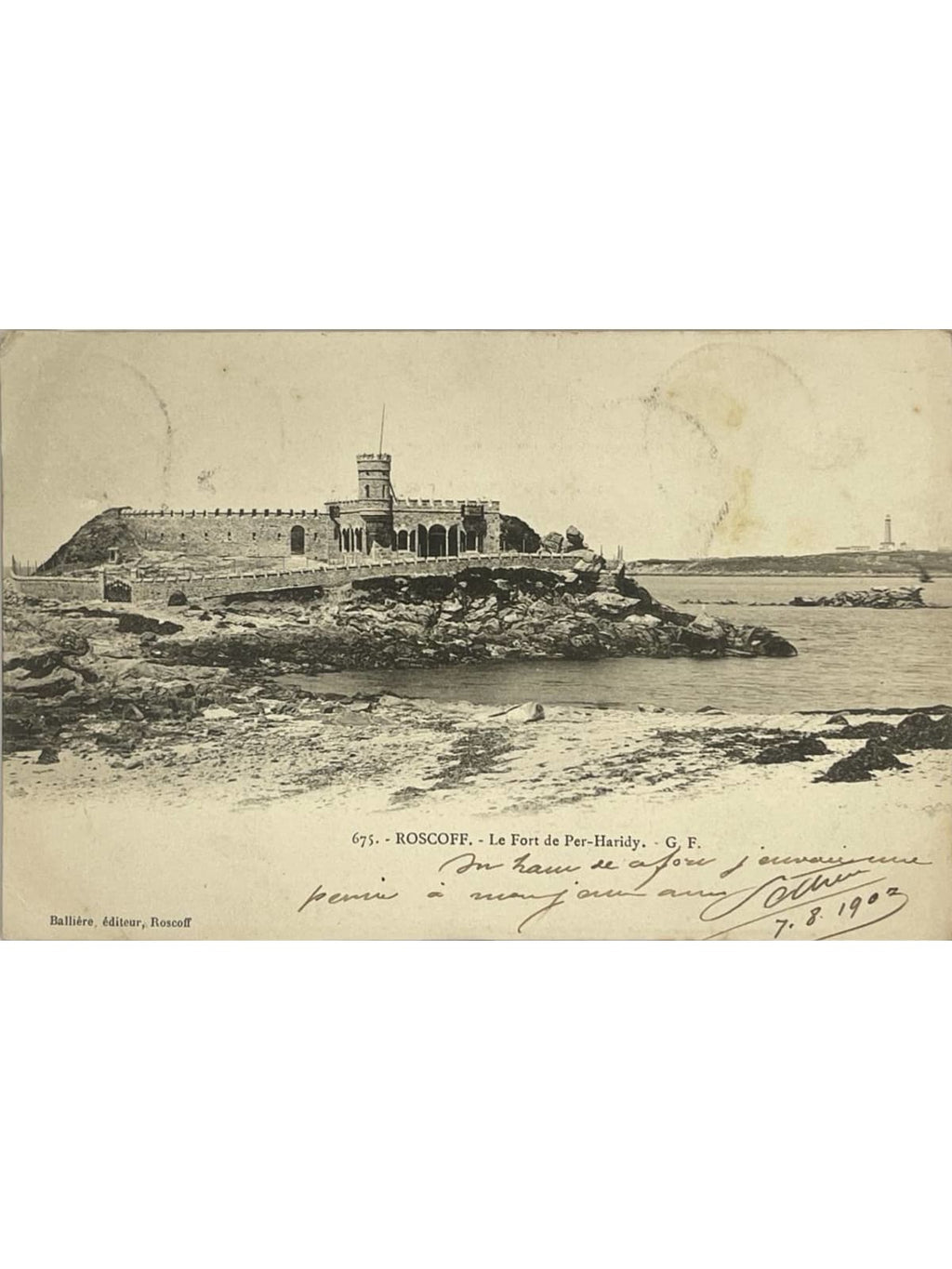 Recto de la carte postale