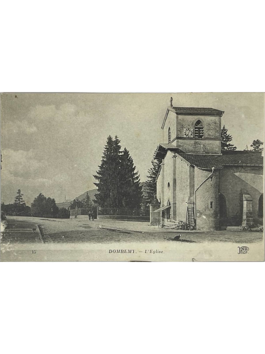 Recto de la carte postale