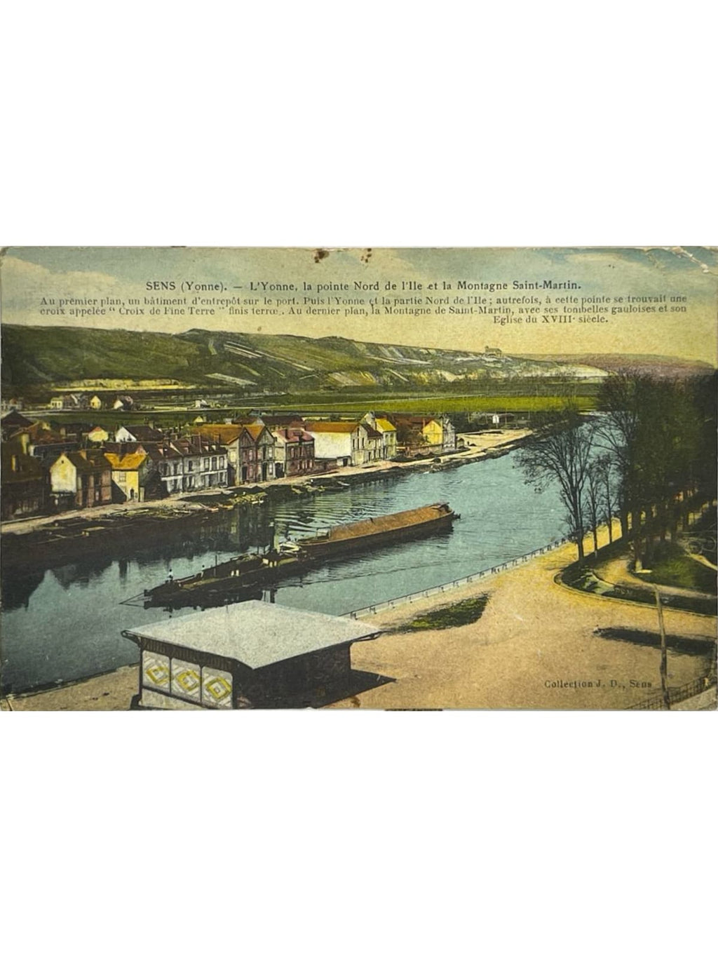 Recto de la carte postale