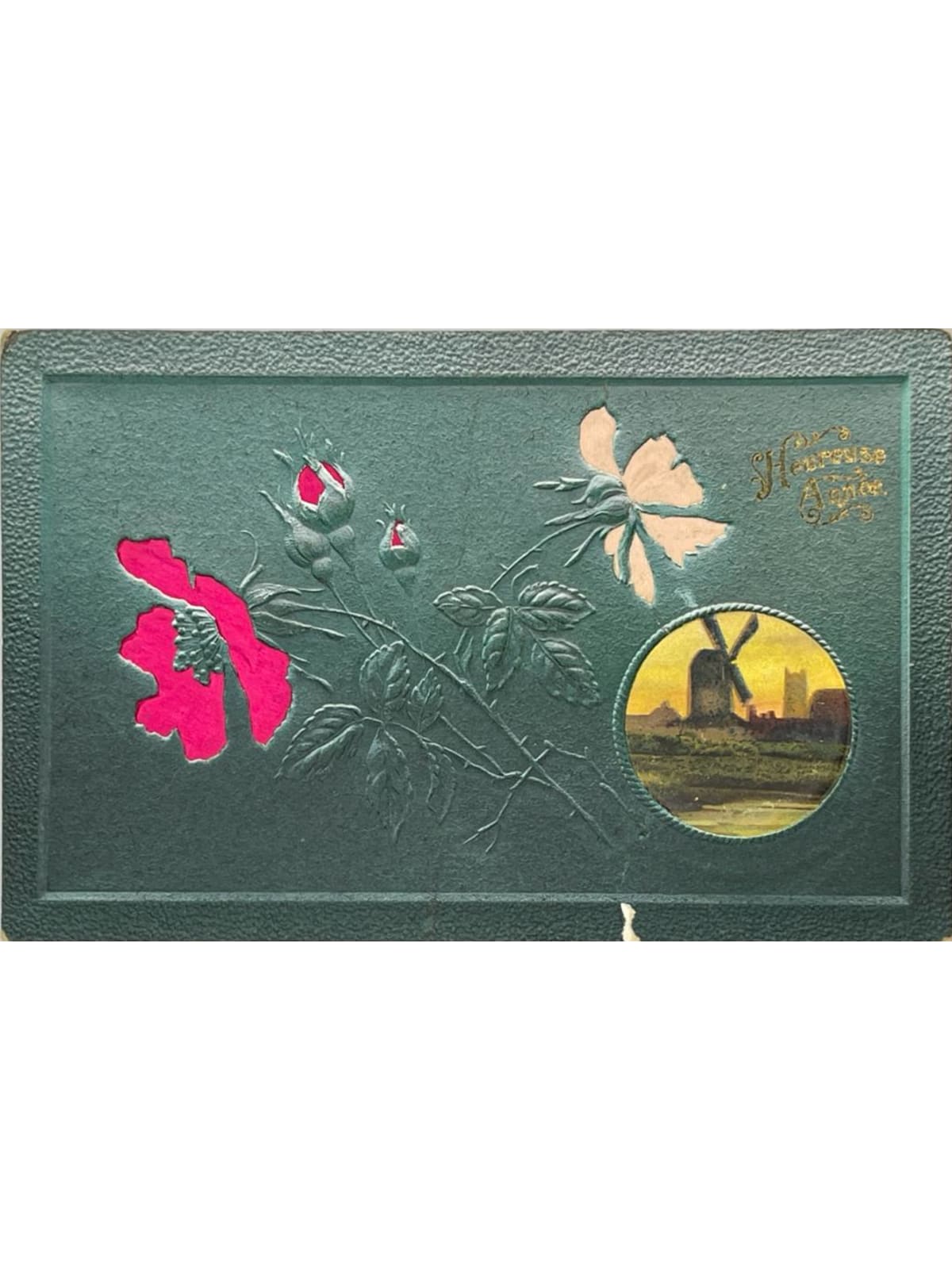 Recto de la carte postale