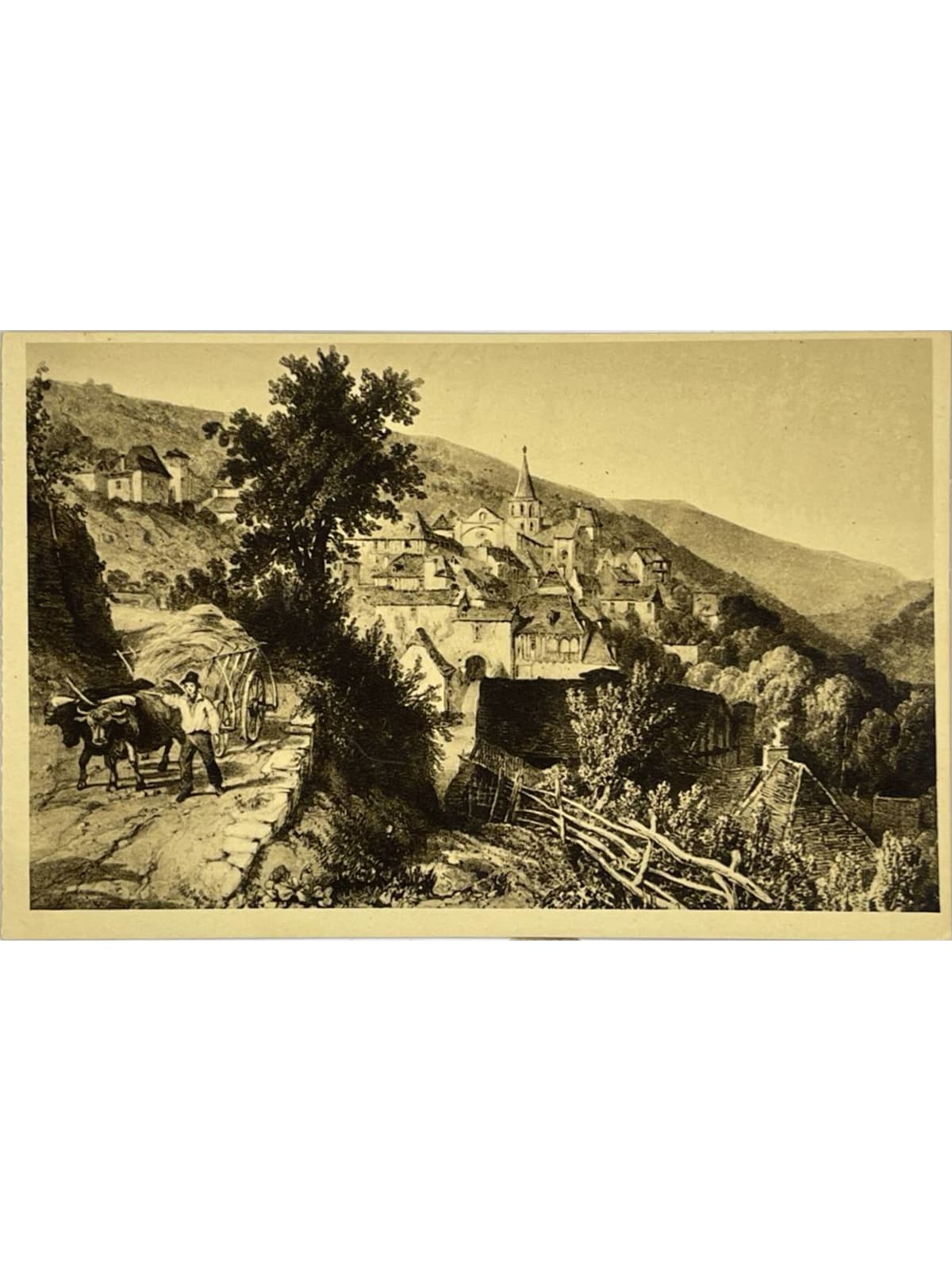 Recto de la carte postale