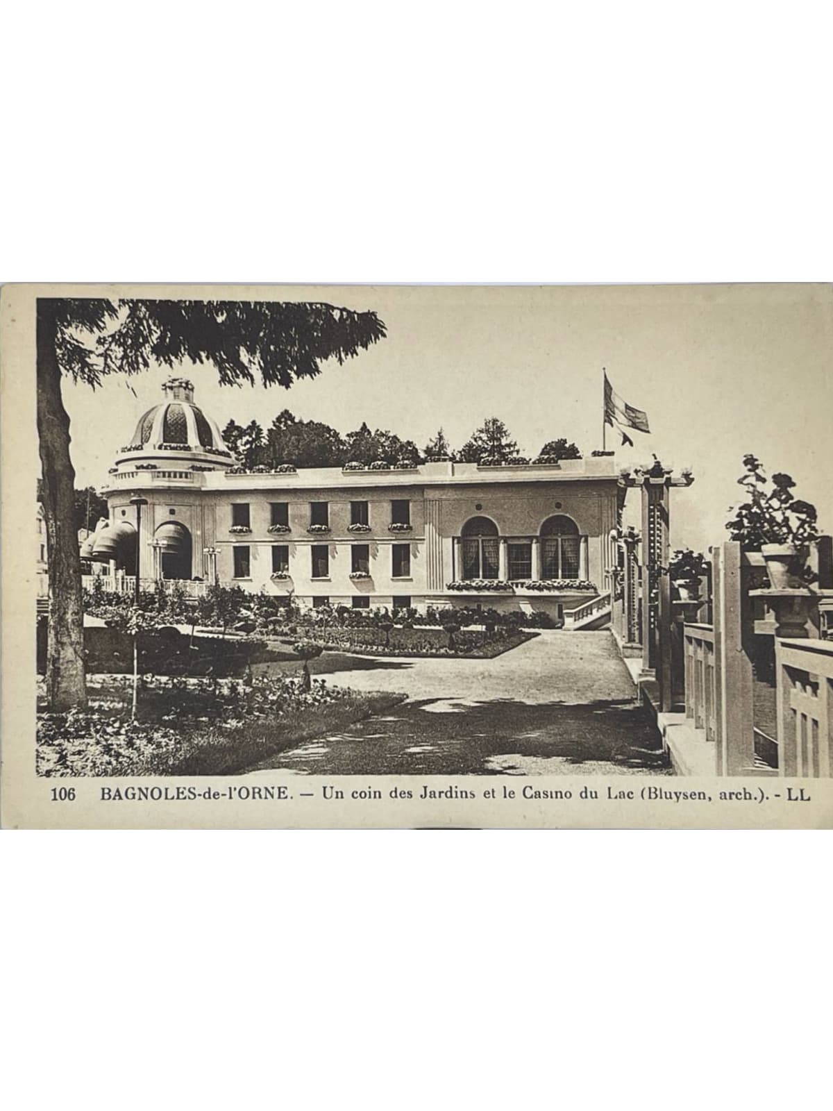 Recto de la carte postale
