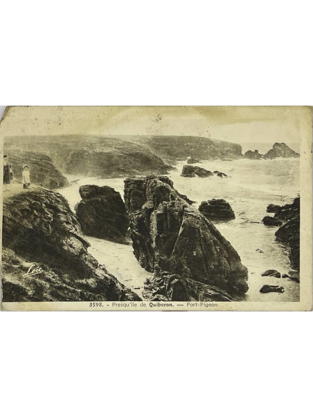 Recto de la carte postale