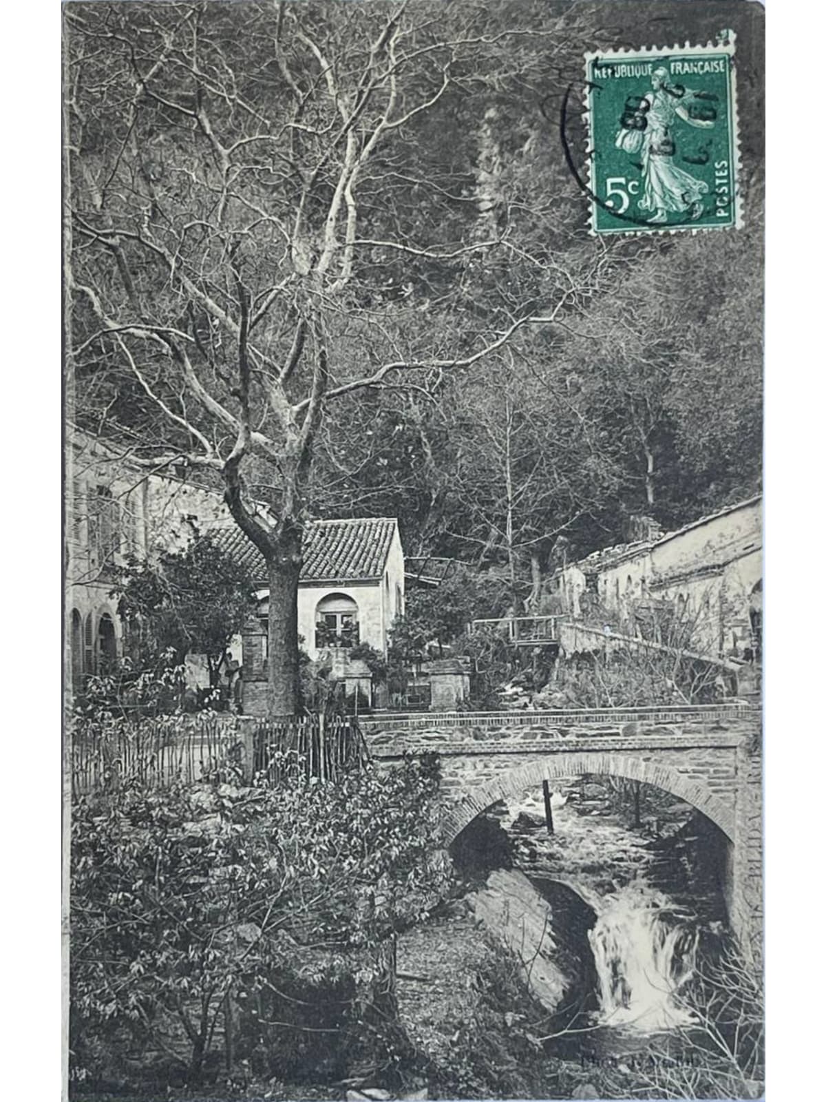 Recto de la carte postale