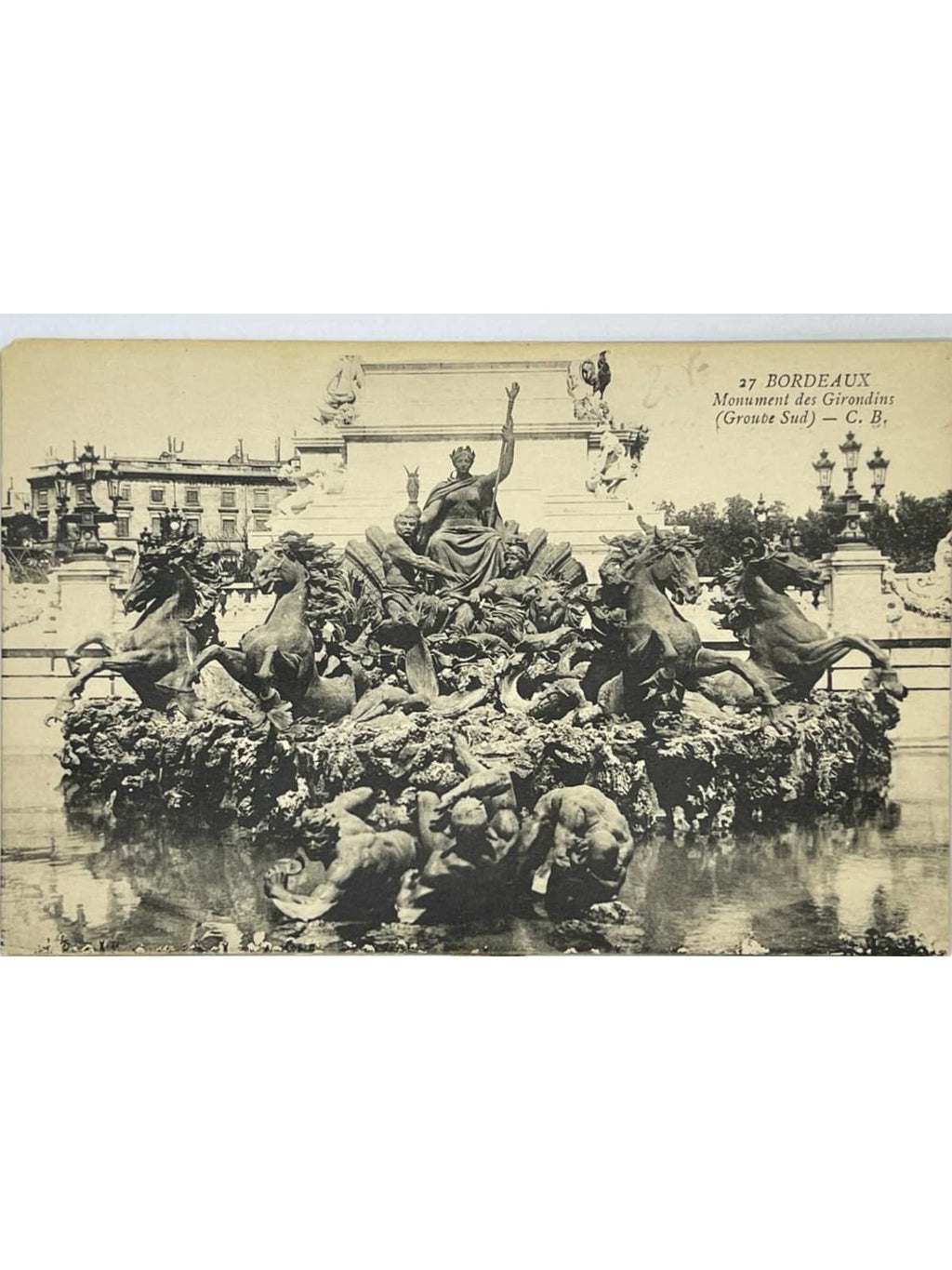 Recto de la carte postale