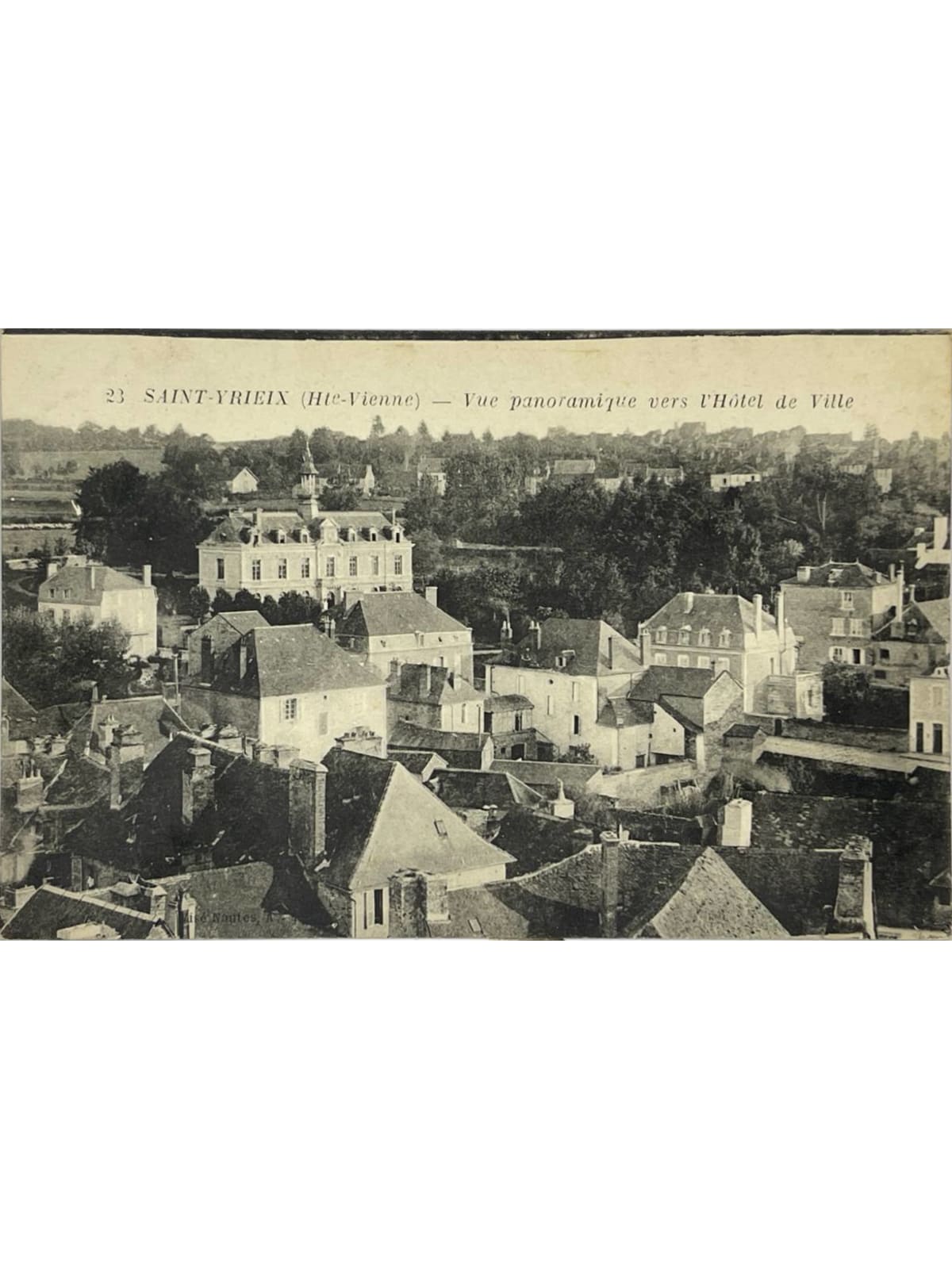 Recto de la carte postale