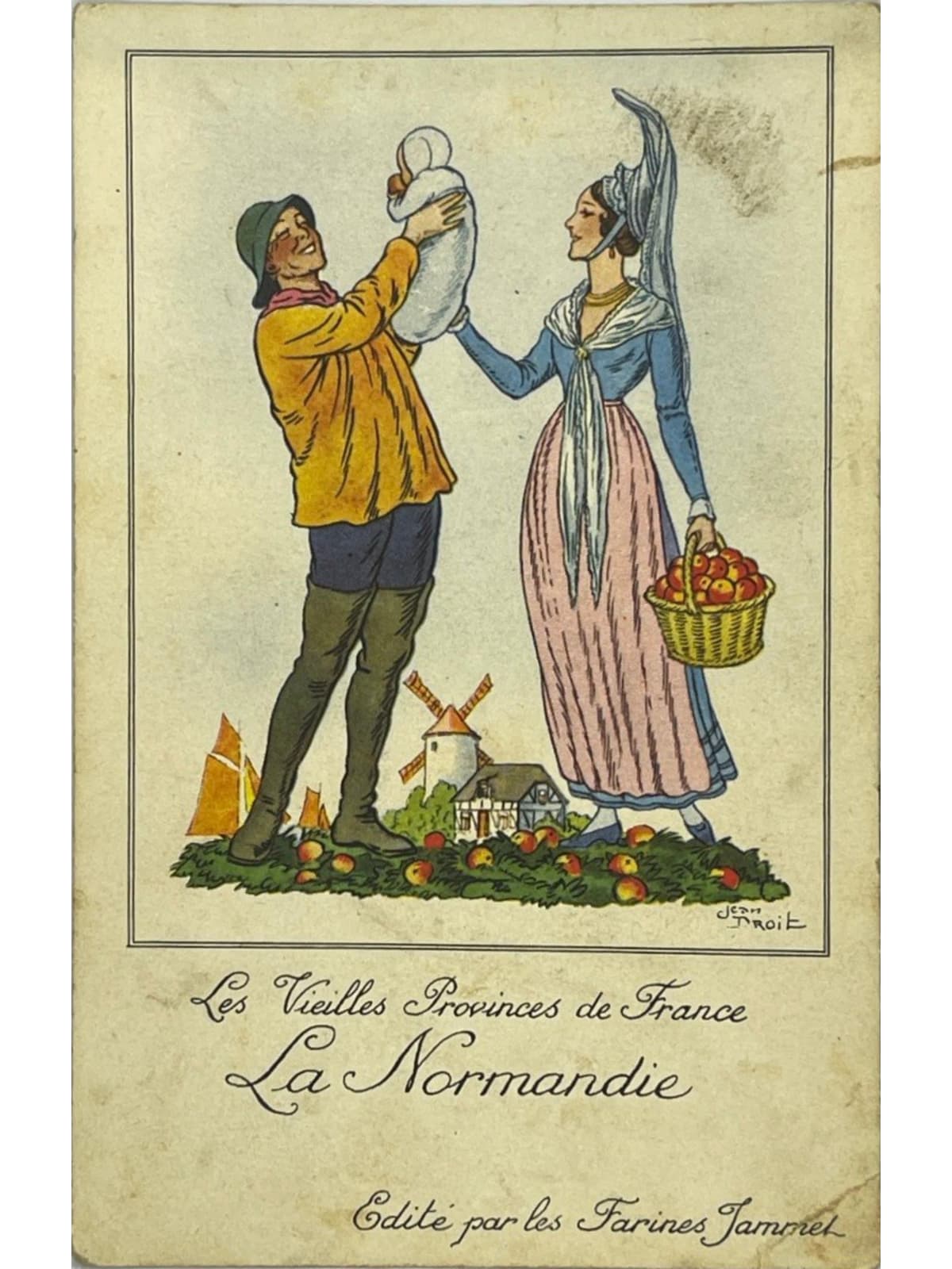 Recto de la carte postale