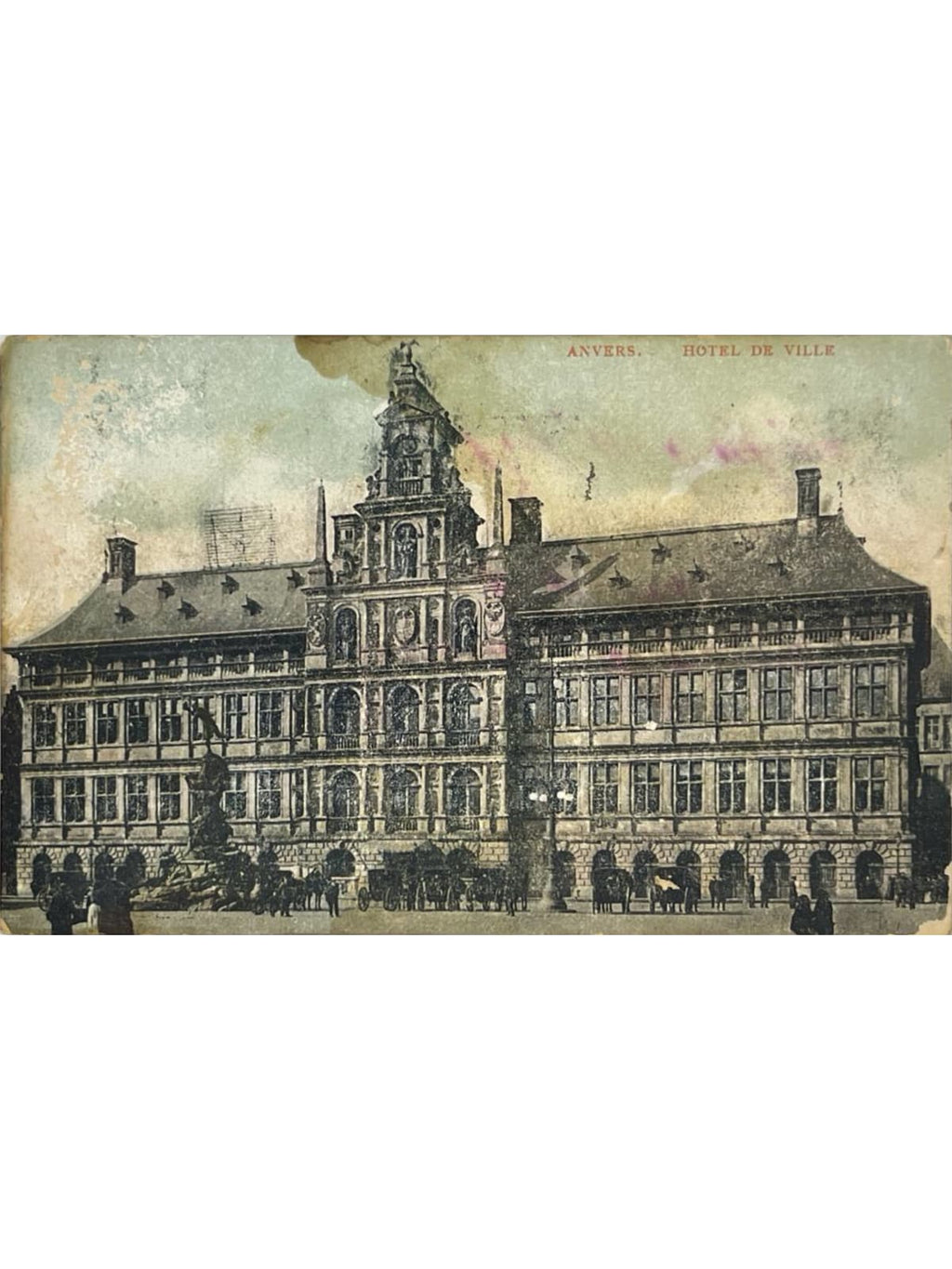 Recto de la carte postale