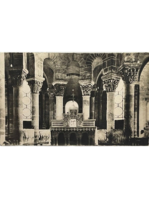 Saint-Nectaire – Chapiteaux historiés du sanctuaire – CPSM années 1950