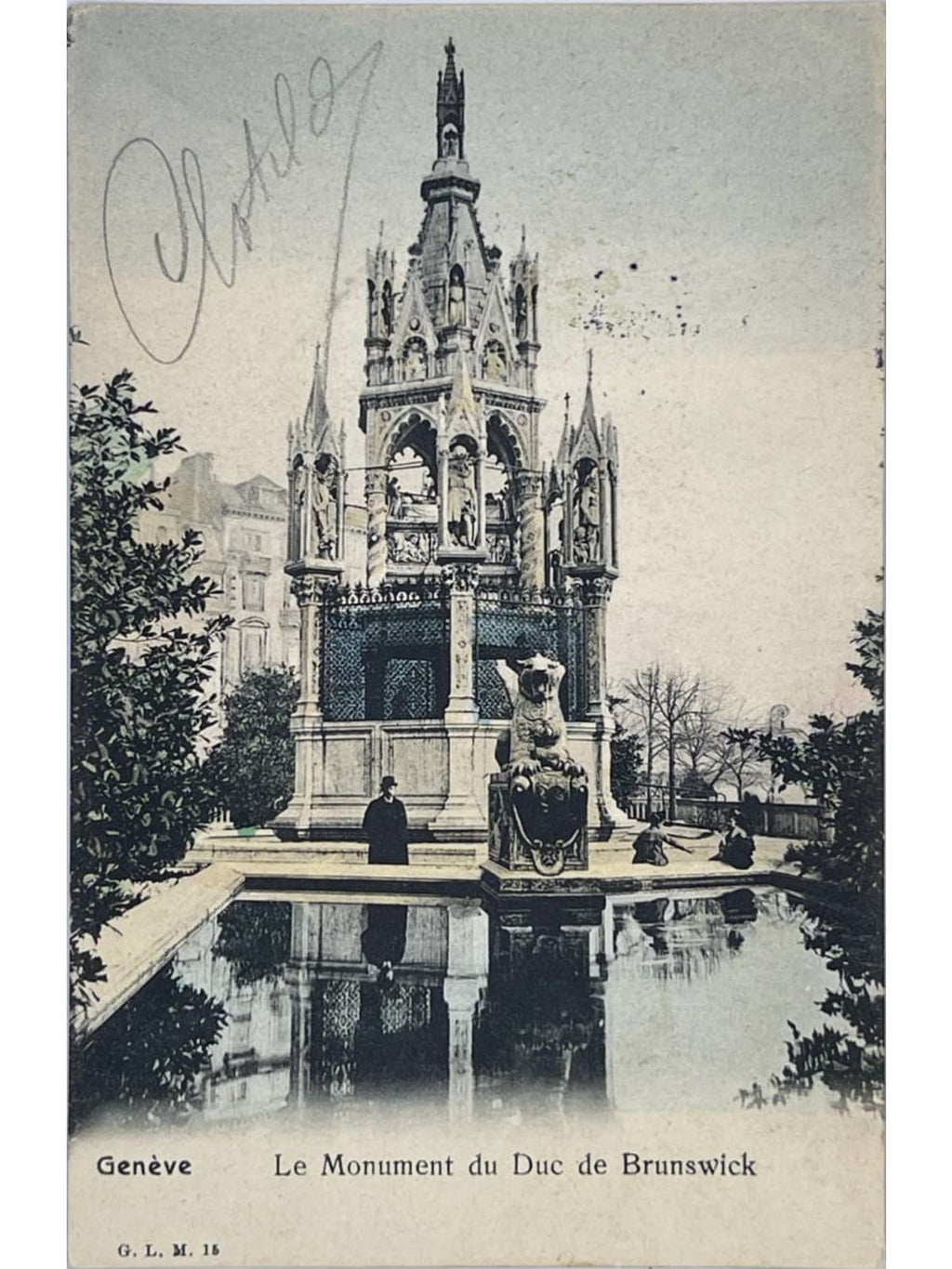 Recto de la carte postale