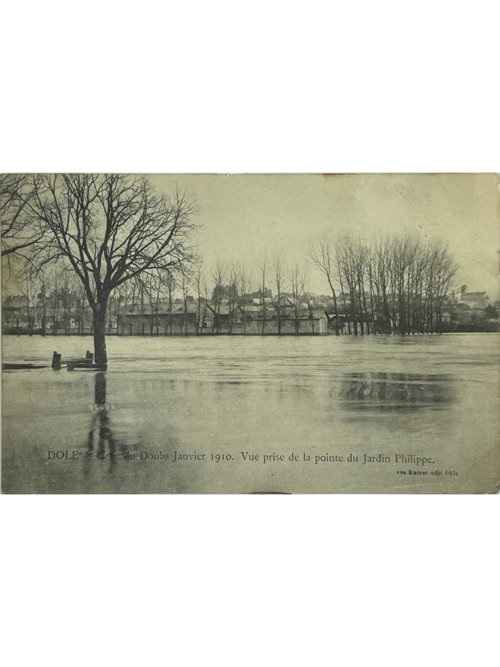 Recto de la carte postale