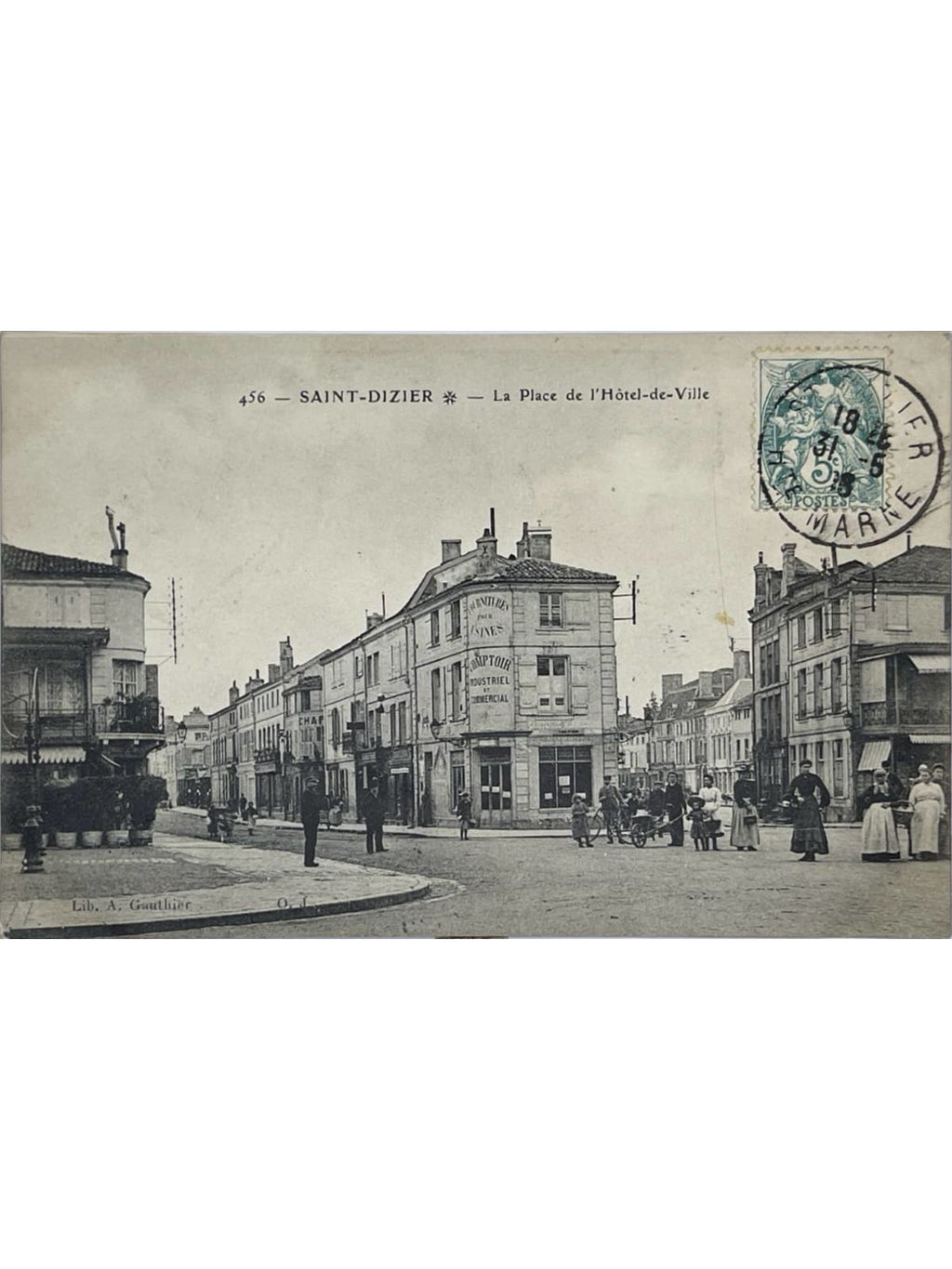 Recto de la carte postale