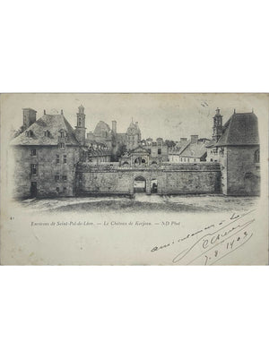 Saint-Vougay – Château de Kerjean près de Saint-Pol-de-Léon – CPA 1903