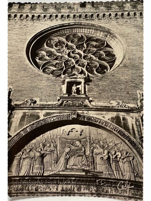 Toulouse – Église de la Dalbade, tympan de Virebent – CPSM n° 1187