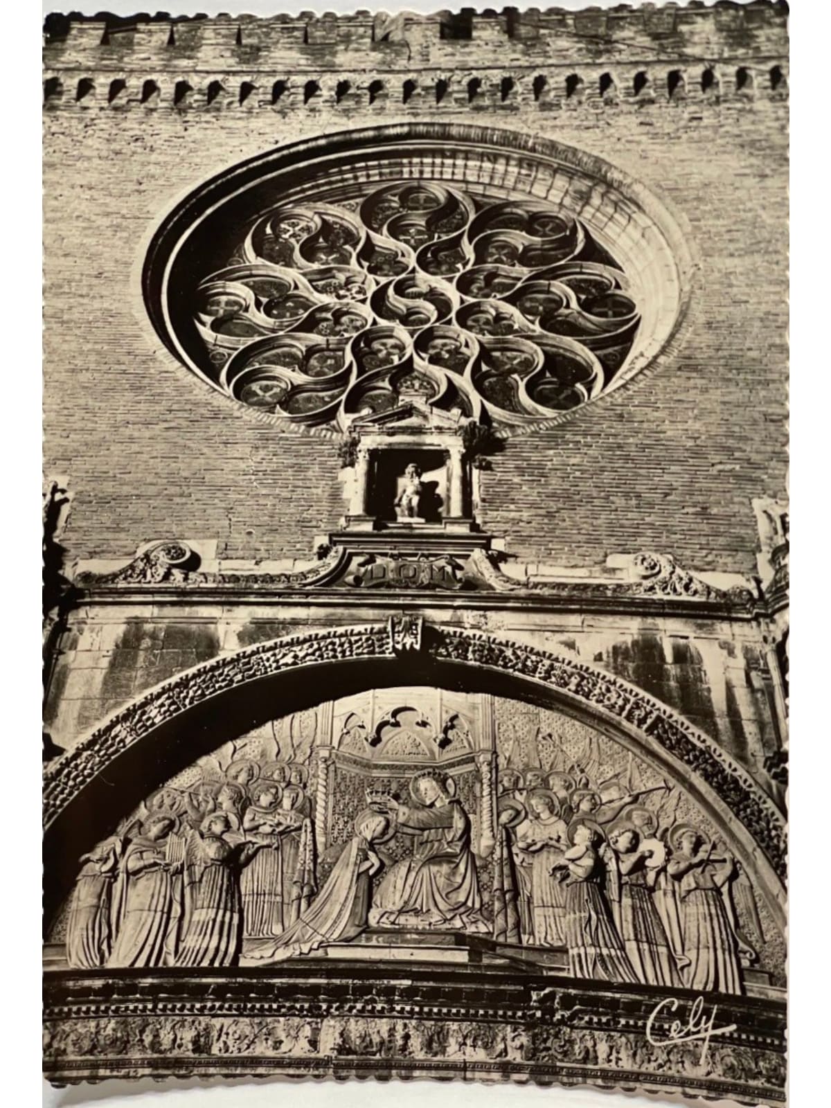 Recto de la carte postale