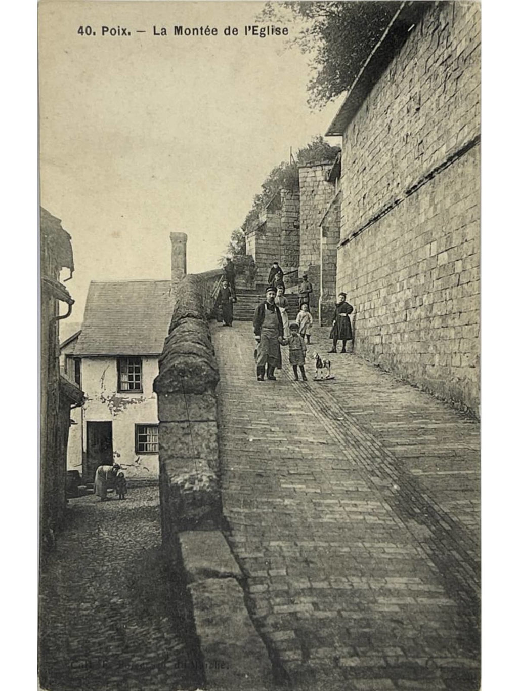 Recto de la carte postale