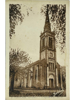 Virelade (Gironde) – Église Notre-Dame – Carte postale ancienne n° 3