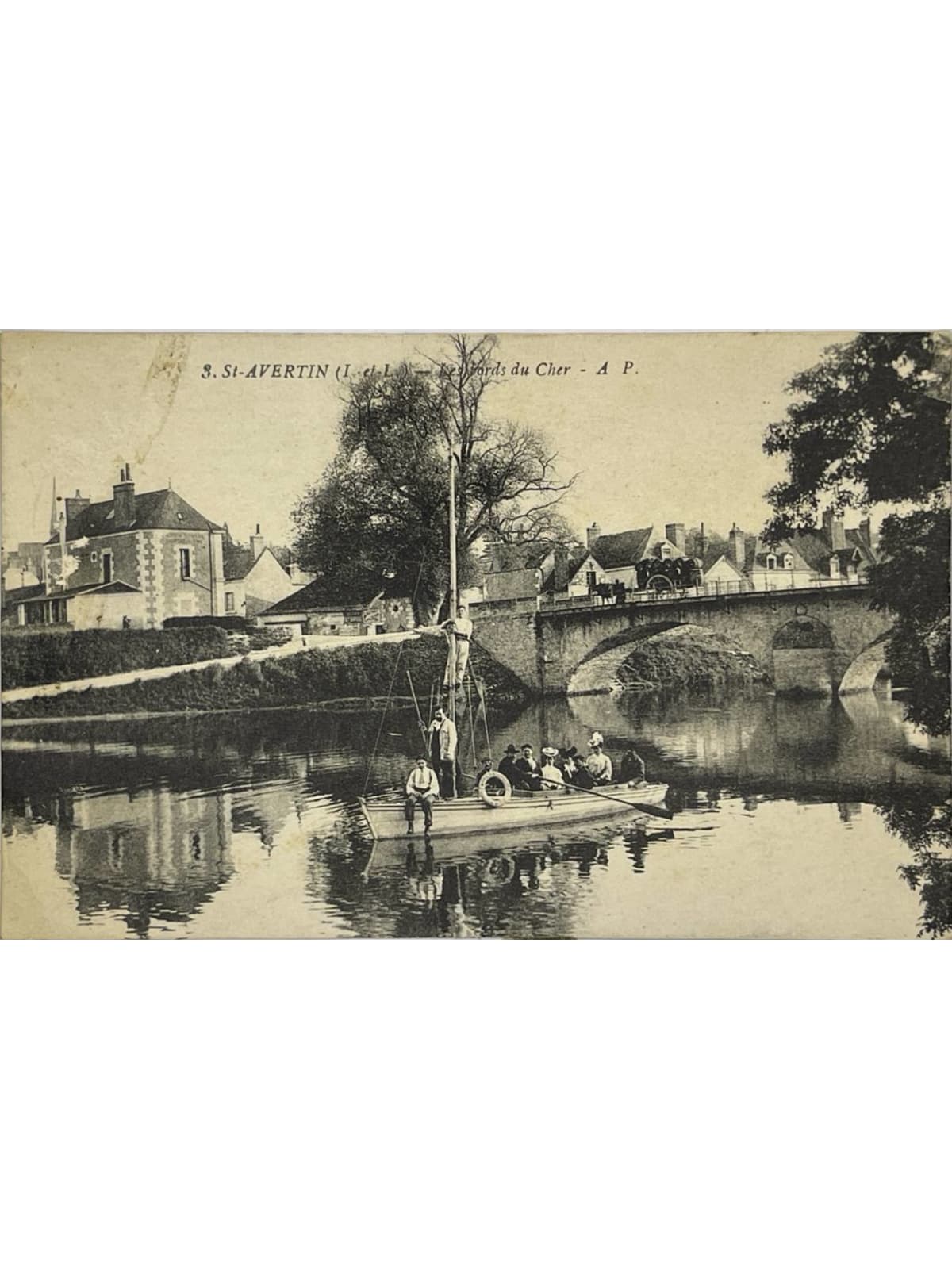 Recto de la carte postale