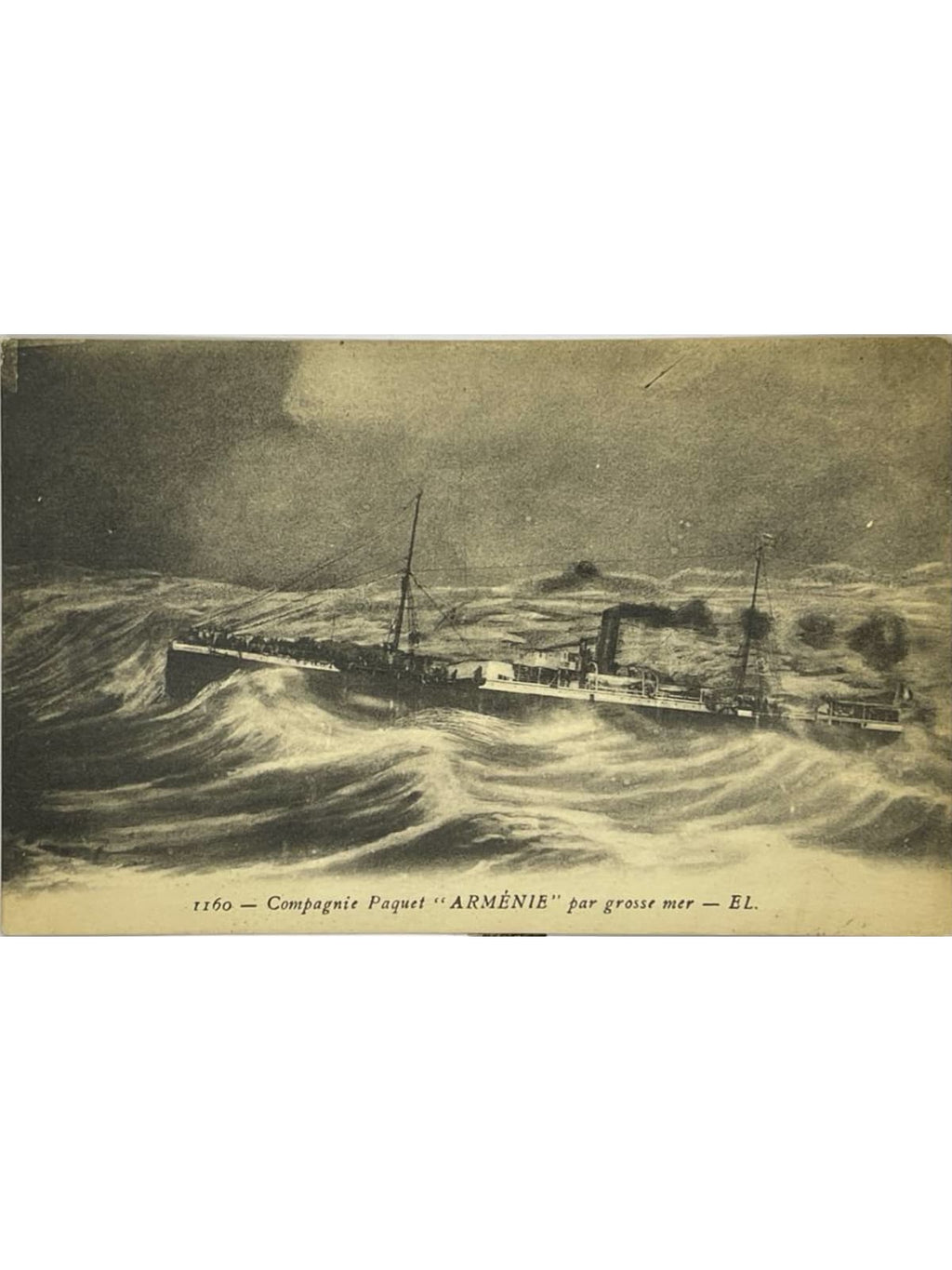 Recto de la carte postale