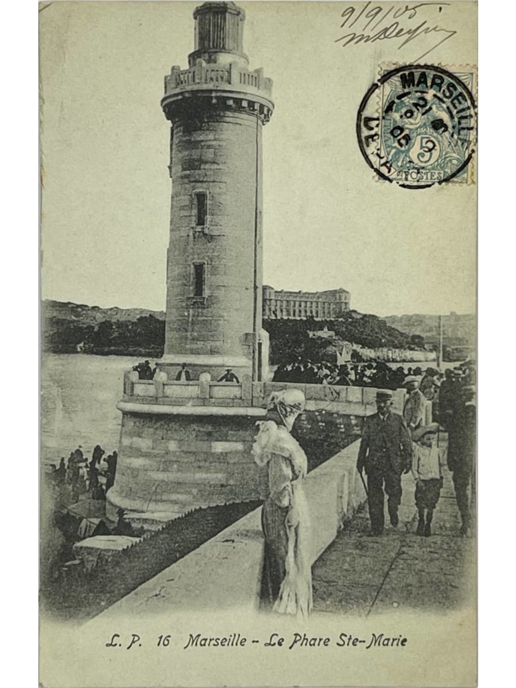 Recto de la carte postale