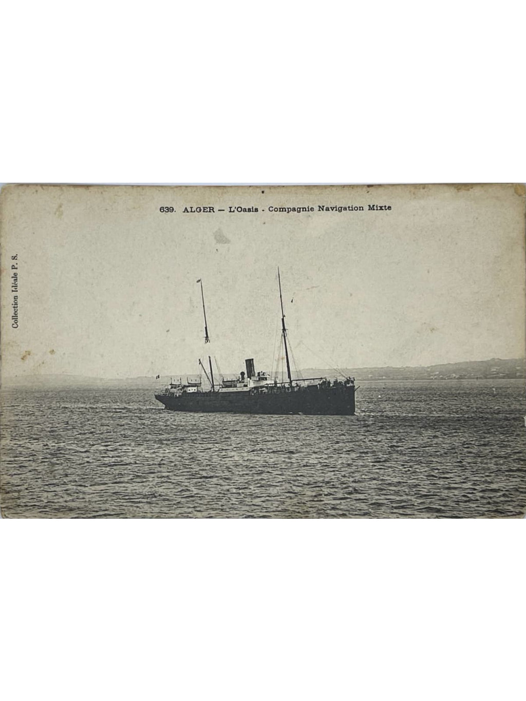 Recto de la carte postale